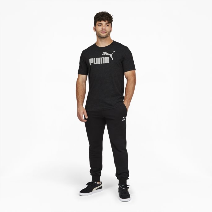 Puma På Tilbud Nødvendigheter Herre Lyng T-skjorte Black-harbor Mist