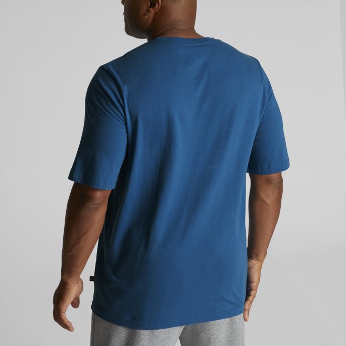 Nødvendigheter Herre Logo T-skjorte Bt Puma På Salg Lake Blue
