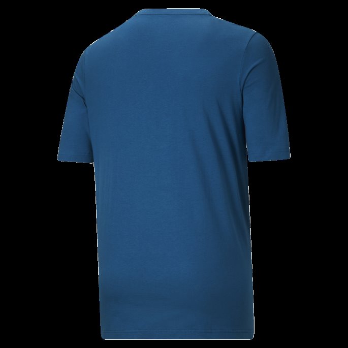 Nødvendigheter Herre Logo T-skjorte Bt Puma På Salg Lake Blue