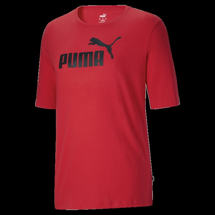 Høyrisiko Rød Puma På Salg Nødvendigheter Herre Logo T-skjorte Bt