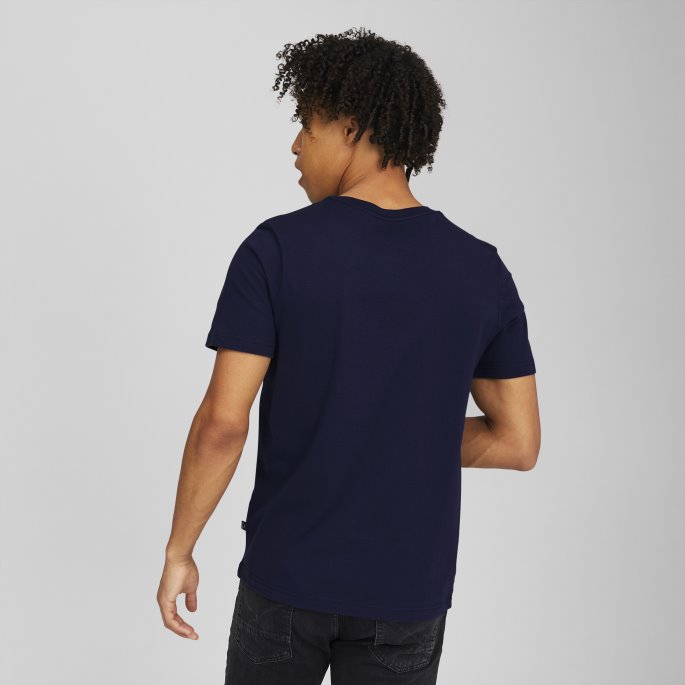 Puma På Tilbud Peacoat Essentials Logo-t-skjorte For Menn