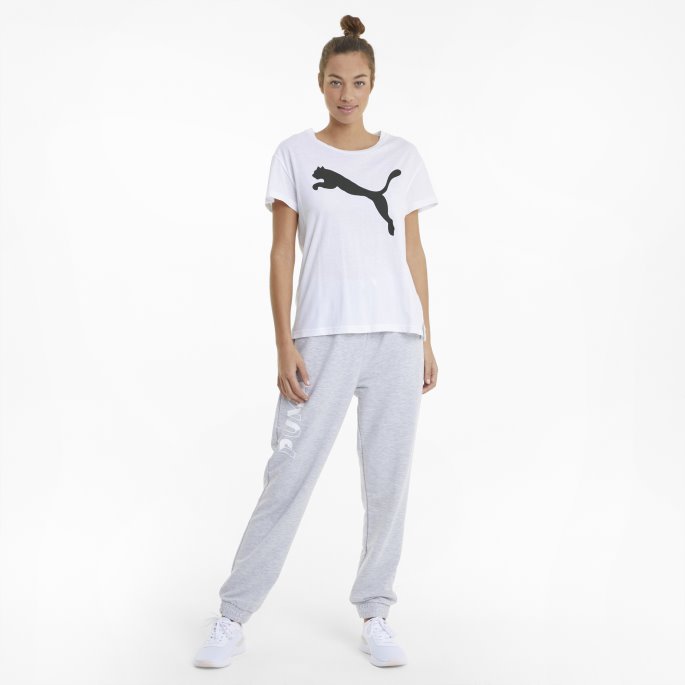 White-cat Rtg Logo Dame T-skjorte Puma På Salg