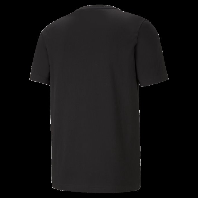 Puma På Tilbud Svart Essentials Logo Herre-t-skjorte
