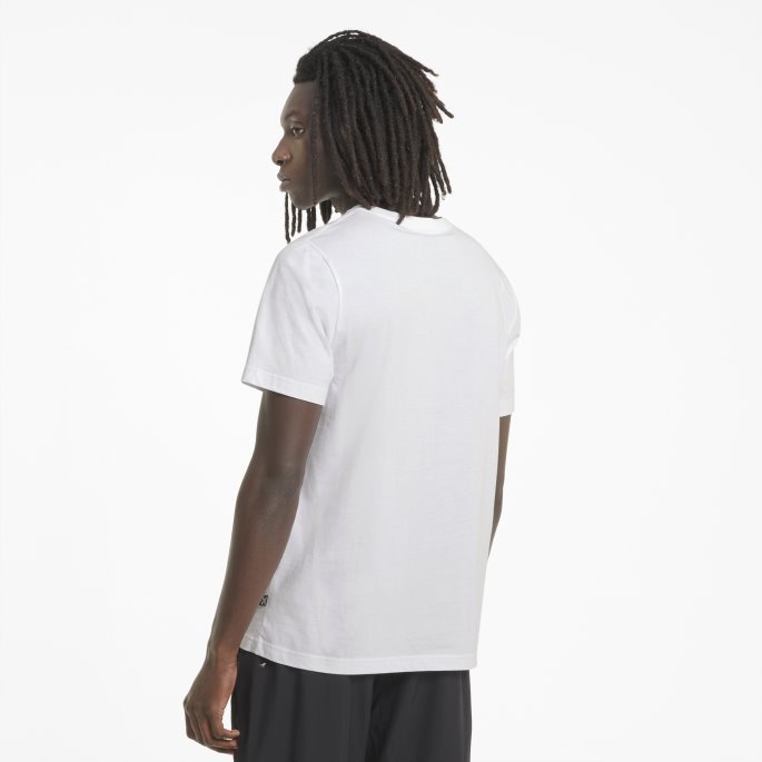 Essentials Logo Herre T-skjorte Puma På Salg Hvit