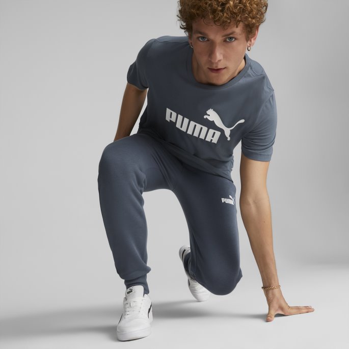 Kveldshimmel Puma På Salg Nødvendigheter Logo Herre-t-skjorte