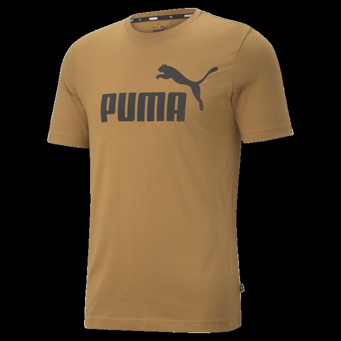 Desert Tan Essentials Logo Herre T-skjorte Puma På Salg