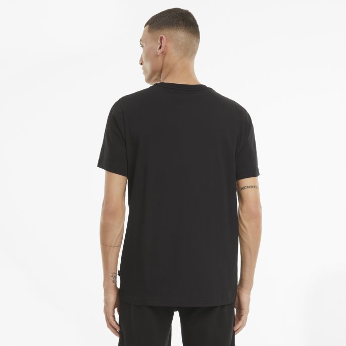 Essentials Liten Logo Herre T-skjorte Puma På Tilbud Svart