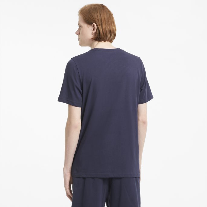Puma På Tilbud Peacoat Essentials Liten Logo Herre-t-skjorte
