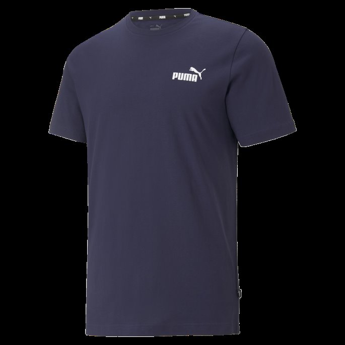 Puma På Tilbud Peacoat Essentials Liten Logo Herre-t-skjorte