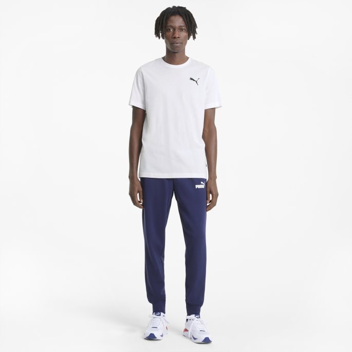 Hvit-hvit-katt Ess Logo-t-skjorte For Menn Puma På Salg