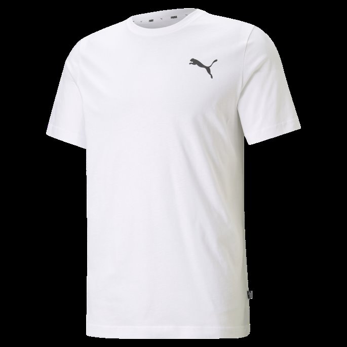 Hvit-hvit-katt Ess Logo-t-skjorte For Menn Puma På Salg