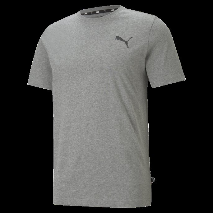 Ess Herre Logo T-skjorte Puma På Tilbud Medium Grå-medium Grå-katt