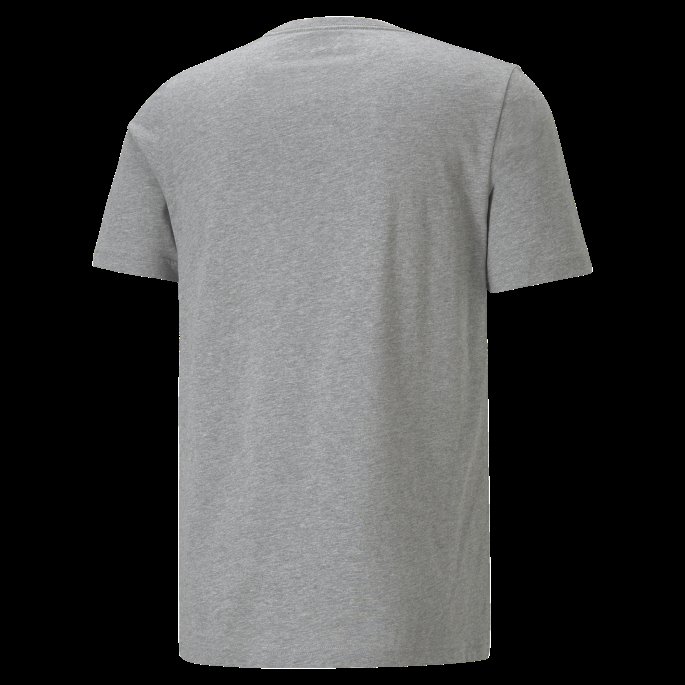Ess Herre Logo T-skjorte Puma På Tilbud Medium Grå-medium Grå-katt