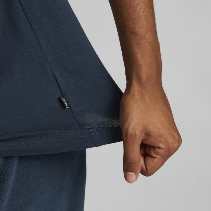 Essentials Liten Logo Herre-t-skjorte Marineblå Puma På Salg