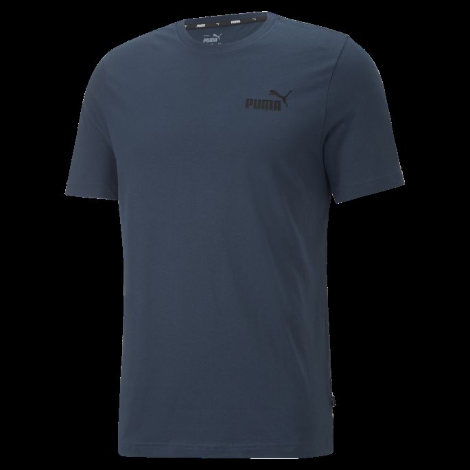 Essentials Liten Logo Herre-t-skjorte Marineblå Puma På Salg
