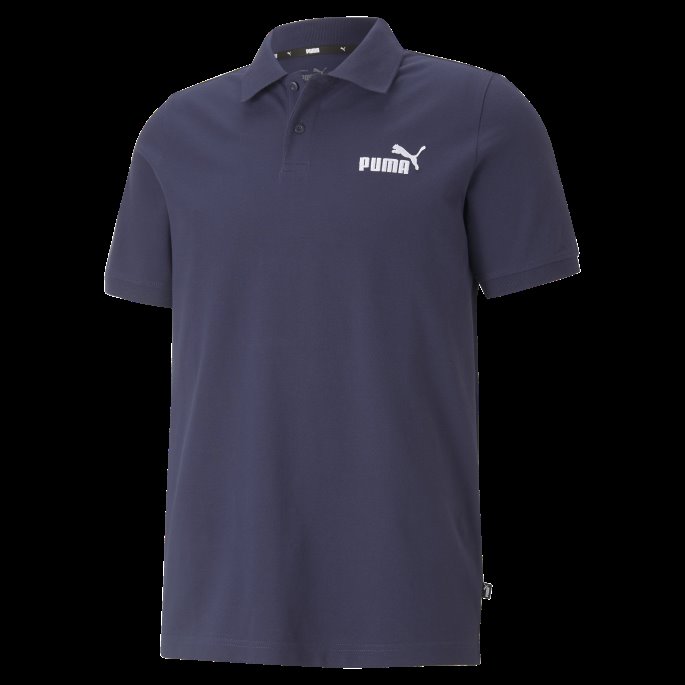 Puma På Tilbud Peacoat Essentials Pique Herrepoloskjorte