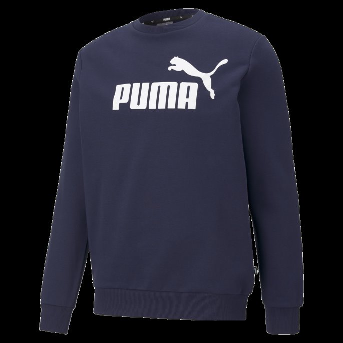 Essentials Stor Logo Herregenser Peacoat Puma På Salg