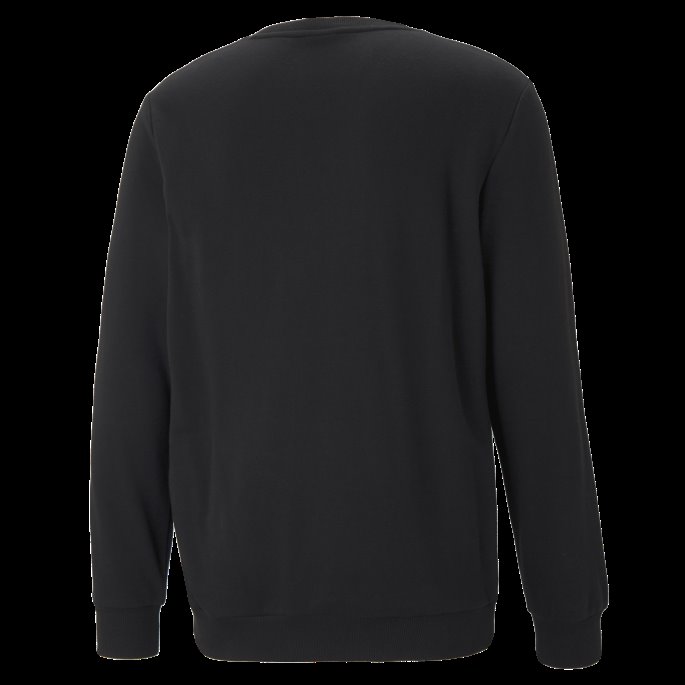Puma På Salg Nødvendigheter Stor Logo Crew Herregenser Svart