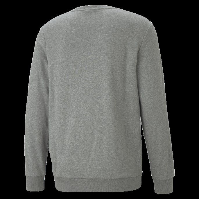 Puma På Tilbud Mellomgrå Lyng Essensielle Store Logo Crew Herregenser