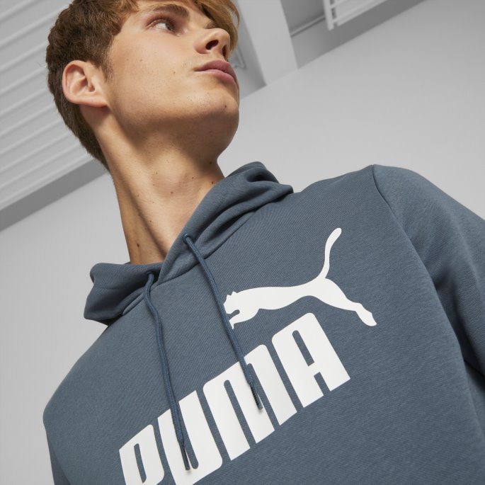 Kveldshimmel Puma På Salg Nødvendigheter Stor Logo Hettegenser For Menn