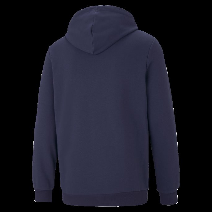 Peacoat Puma På Salg Nødvendigheter Stor Logo Hettegenser For Menn