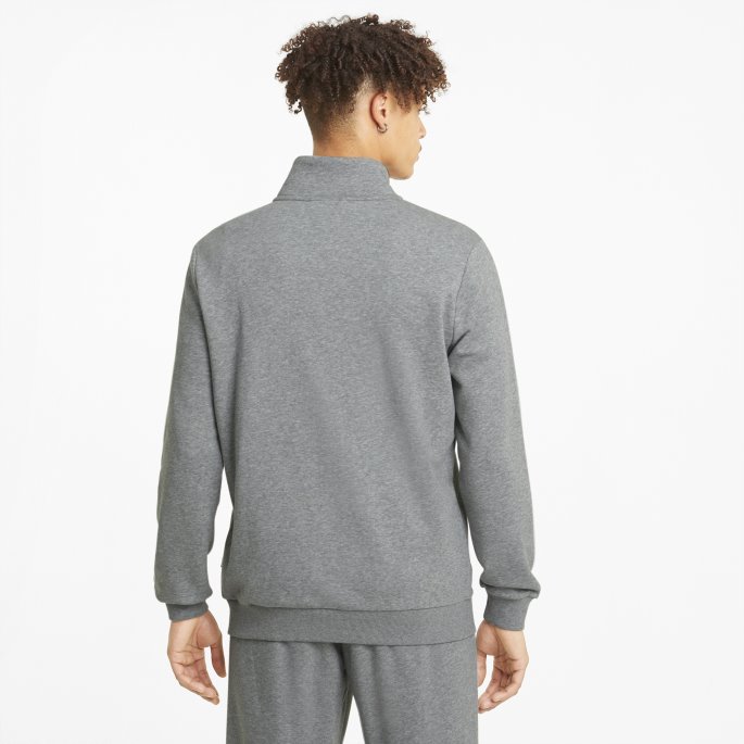 Mellomgrå Lyng Essensielle Treningsjakke For Menn Puma På Salg