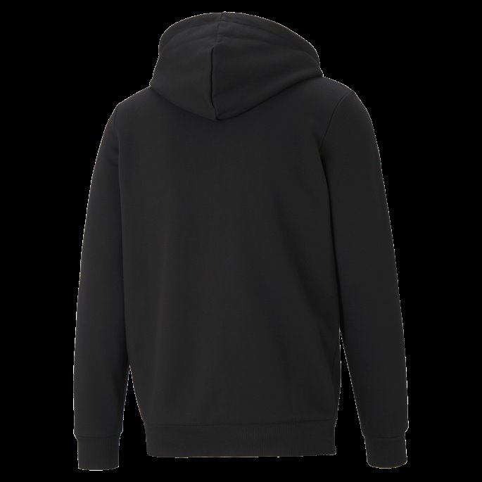 Essentials Full-zip Logo Hettegenser For Menn Puma På Salg Svart