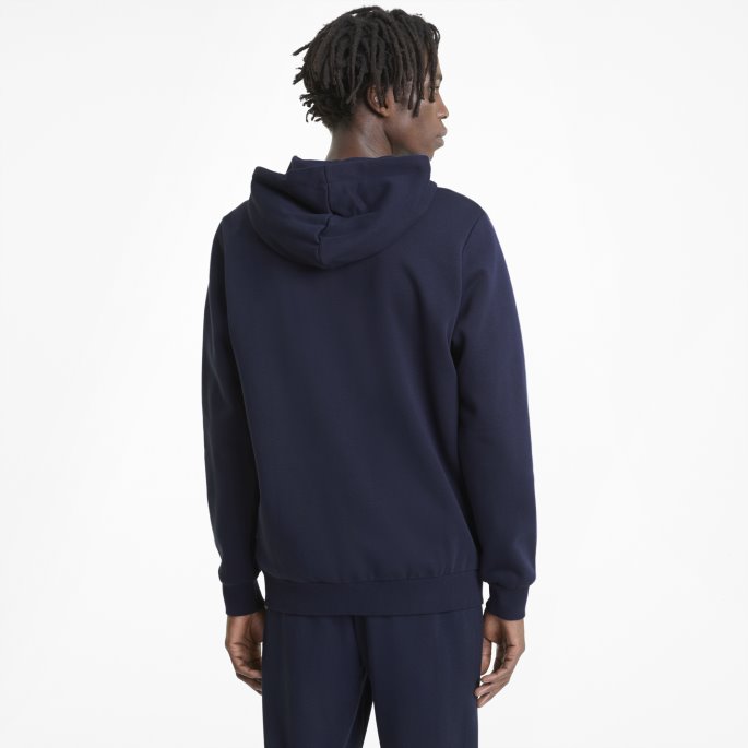 Peacoat Essentials Logo Med Full Glidelås, Hettegenser For Menn Puma På Salg