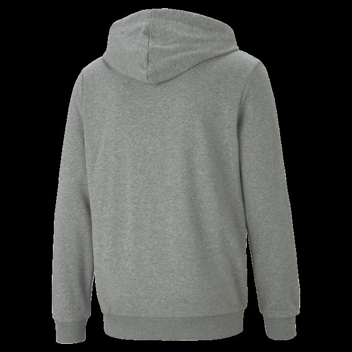 Puma På Tilbud Mellomgrå Lyng, Nødvendighet Liten Logo Full Glidelås Hettegenser For Menn