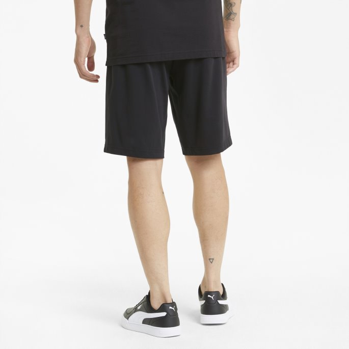 Svart Puma På Tilbud Nødvendig Jersey Shorts For Menn