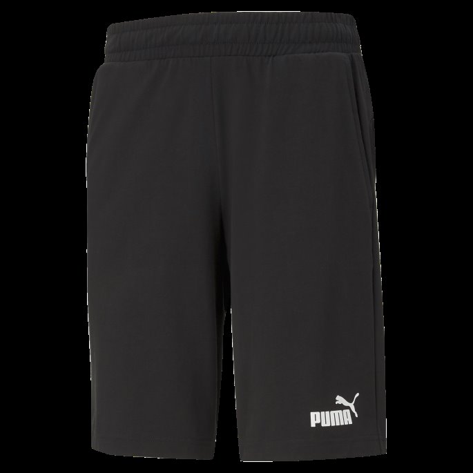 Svart Puma På Tilbud Nødvendig Jersey Shorts For Menn