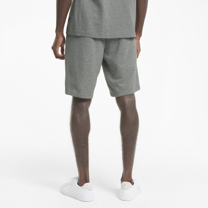 Puma På Tilbud Mellomgrå Lyng Essensielle Shorts For Menn