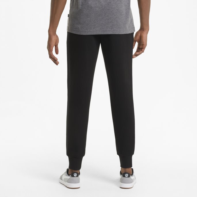 Puma På Tilbud Essensielle Logo Joggebukser For Menn Svart