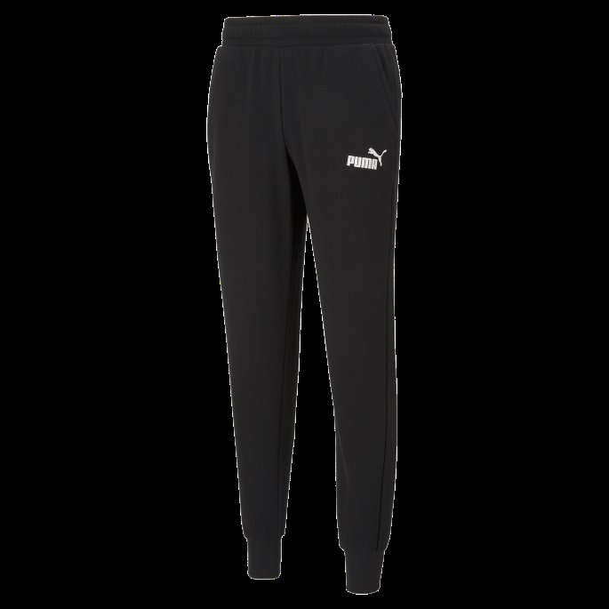 Puma På Tilbud Essensielle Logo Joggebukser For Menn Svart