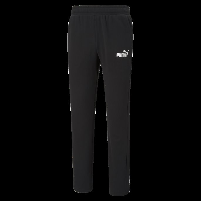 Svart Puma På Tilbud Essensielle Logo Joggebukser For Menn