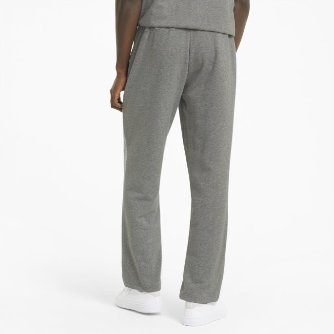 Essentials Logo Joggebukser For Menn Puma På Tilbud Mellomgrå Lyng