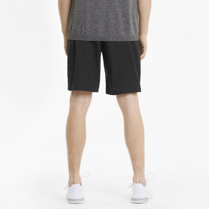 Aktiv Vevd 9" Mennshorts Svart Puma På Salg