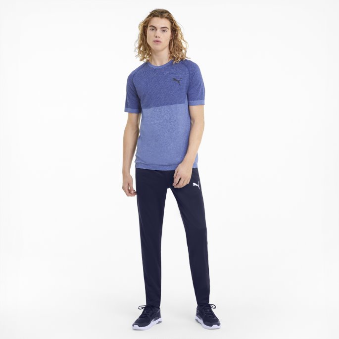 Peacoat Active Tricot Joggebukse For Menn Puma På Tilbud