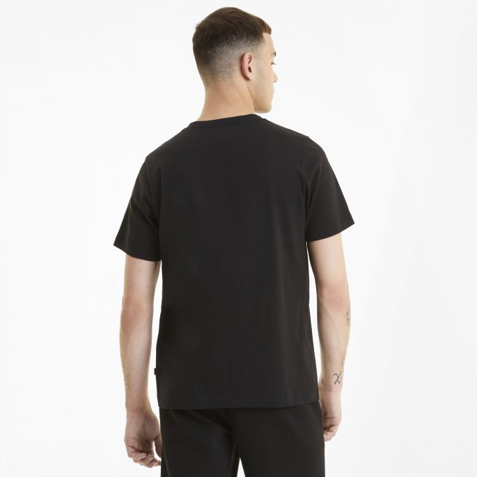Svart Essentials V-hals T-skjorte For Menn Puma På Salg