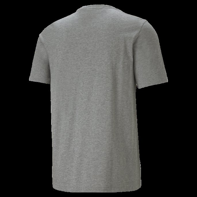 Essentials+ 2 Farger Logo Herre T-skjorte Puma På Tilbud Mellomgrå Lyng