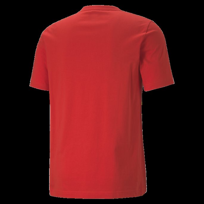 Essentials+ 2-farget Logo Herre-t-skjorte Høyrisiko Rød Puma På Salg