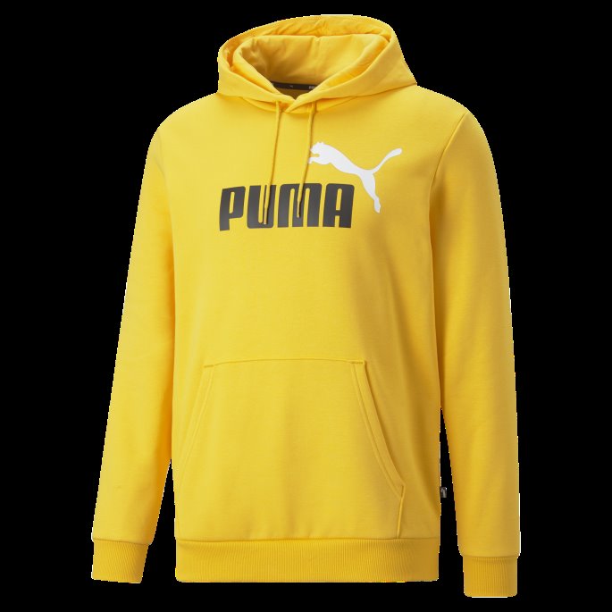 Essentials+ Tofarget Hettegenser Med Stor Logo For Menn Puma På Tilbud Mandarin
