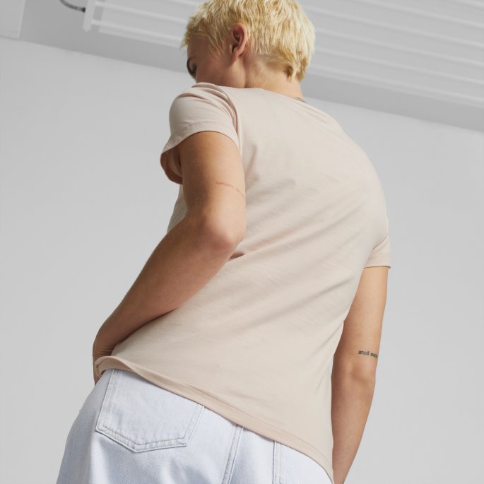 Puma På Tilbud Rose Quartz Essentials Logo Damet-skjorte