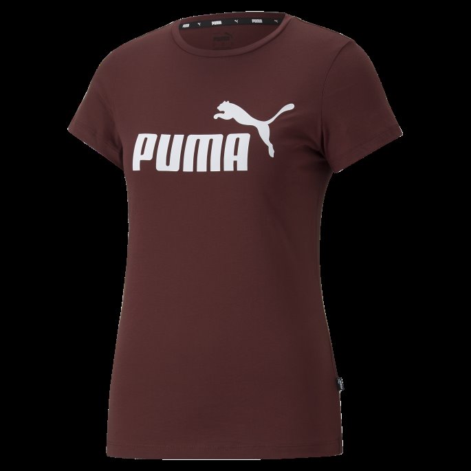 Essentials Logo Damet-skjorte Puma På Tilbud Aubergine