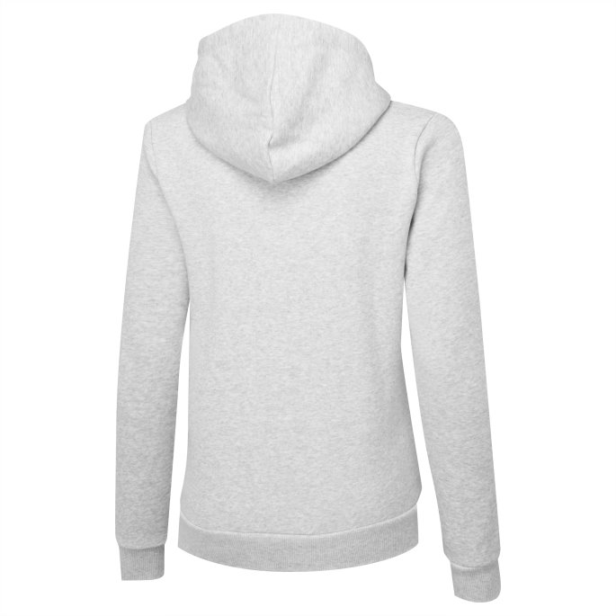 Puma På Tilbud Lys Grå Lyng Essensielle Logo Hettegenser For Damer