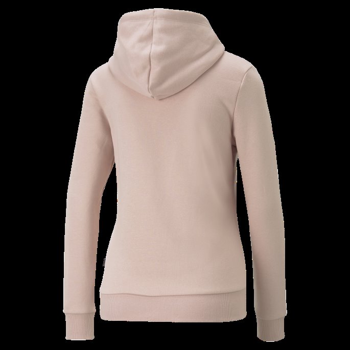 Puma På Tilbud Nødvendigheter Logo Fl Dame Hettegenser Rose Quartz