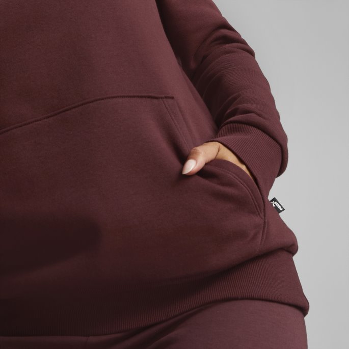 Aubergine Essentials Logo Fl Dame Hettegenser Puma På Tilbud