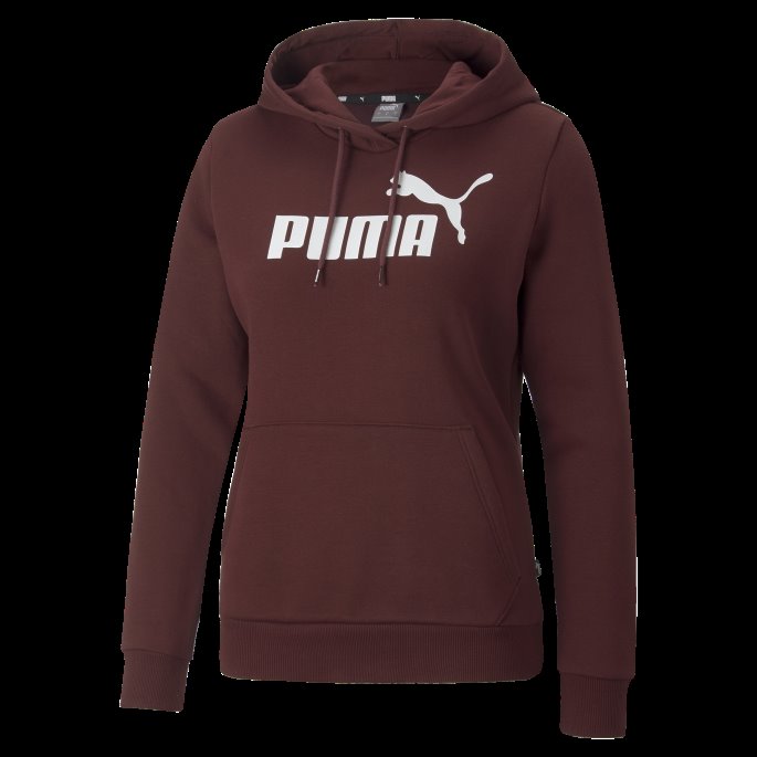 Aubergine Essentials Logo Fl Dame Hettegenser Puma På Tilbud