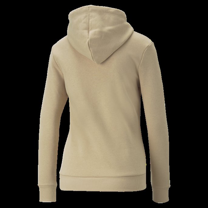 Puma På Salg Nødvendigheter Logo Fl Dame Hettegenser Lys Sand