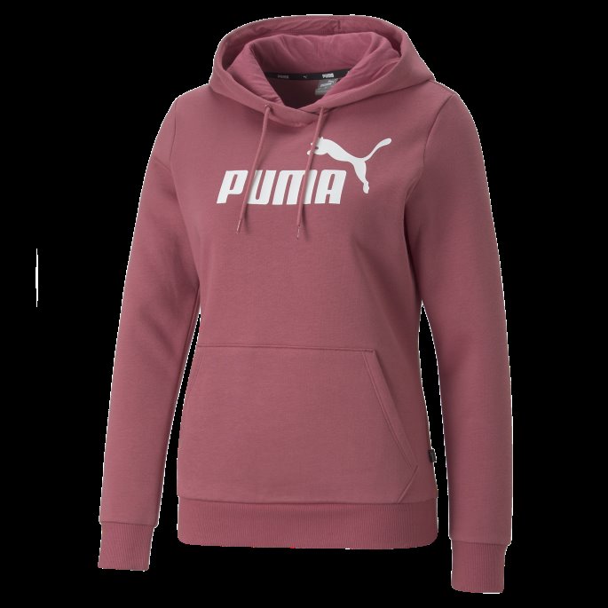 Essentials Logo Fl Dame Hettegenser Puma På Tilbud Støvete Orkidé